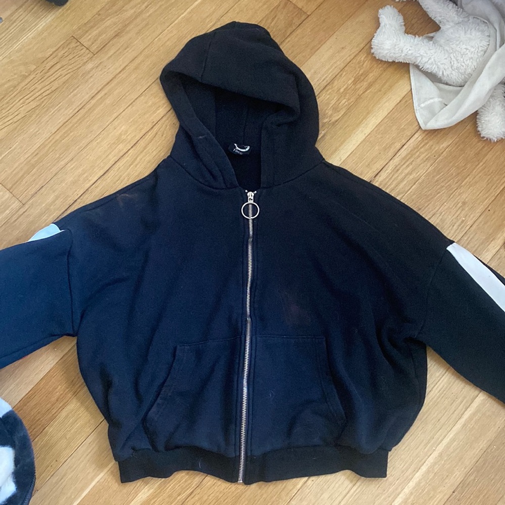 Black zip up small